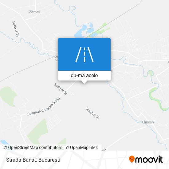 Hartă Strada Banat