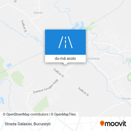 Hartă Strada Galaxiei