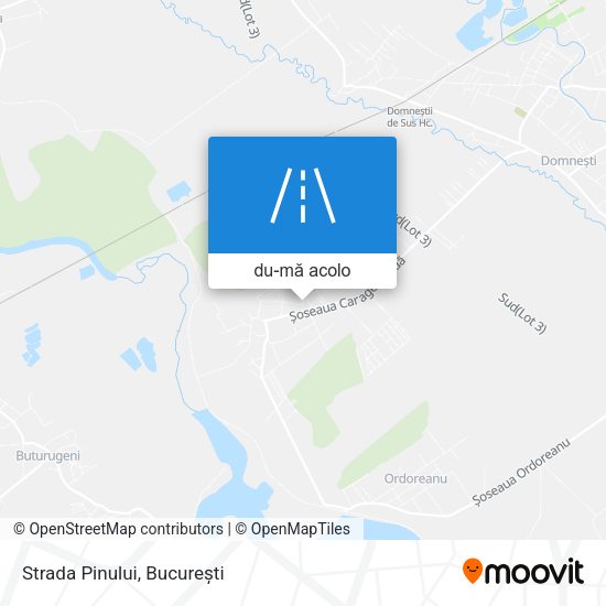 Hartă Strada Pinului