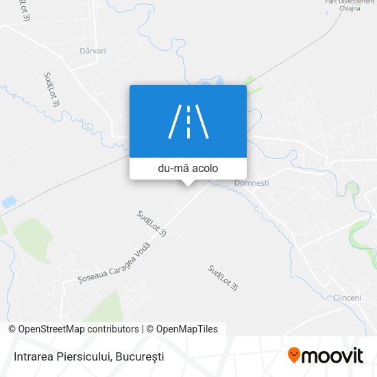 Hartă Intrarea Piersicului