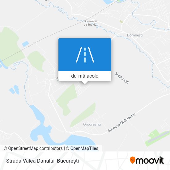 Hartă Strada Valea Danului