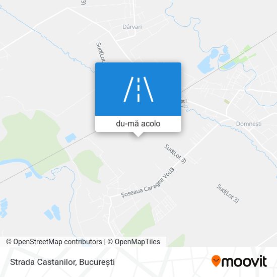 Hartă Strada Castanilor