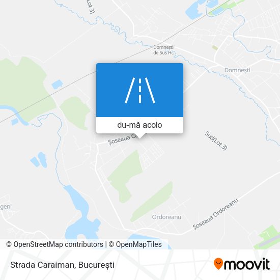 Hartă Strada Caraiman