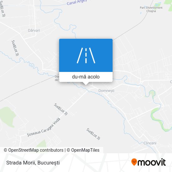 Hartă Strada Morii