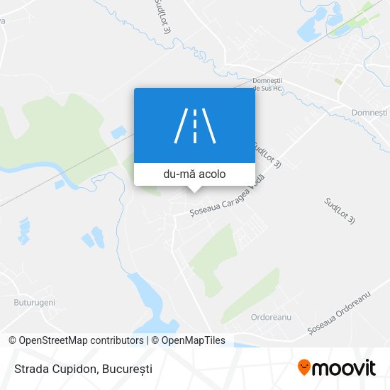 Hartă Strada Cupidon