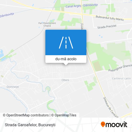 Hartă Strada Garoafelor