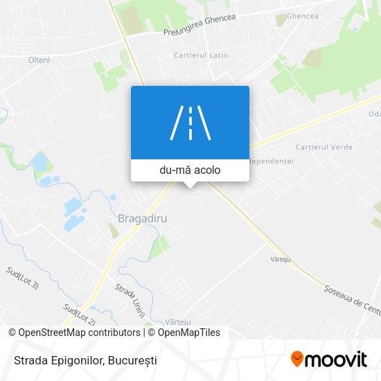 Hartă Strada Epigonilor