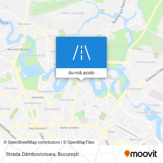 Hartă Strada Dâmbovicioara