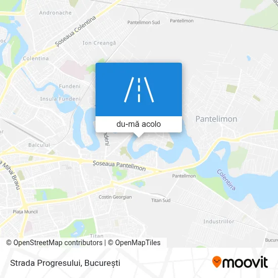 Hartă Strada Progresului