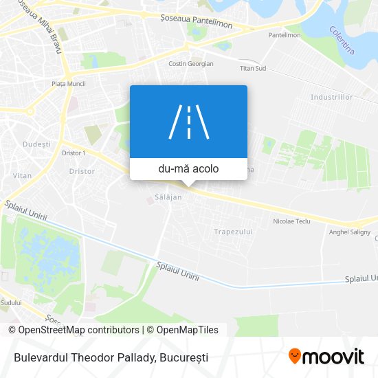 Hartă Bulevardul Theodor Pallady