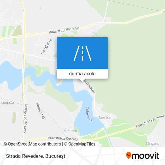 Hartă Strada Revedere