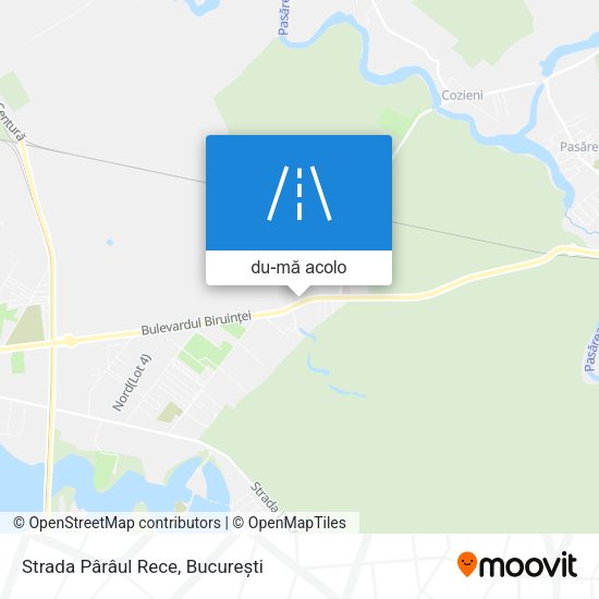 Hartă Strada Pârâul Rece
