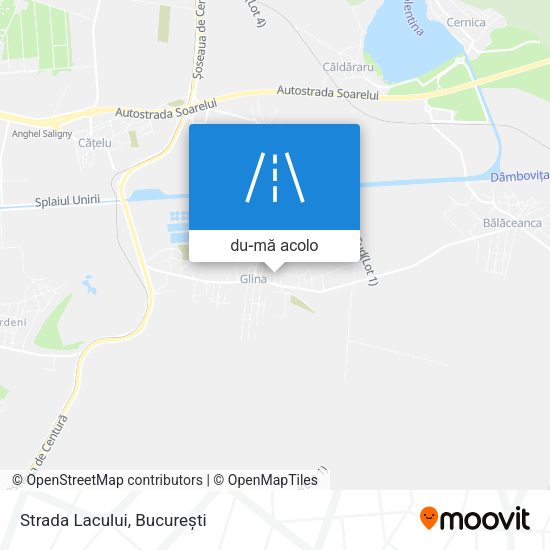 Hartă Strada Lacului