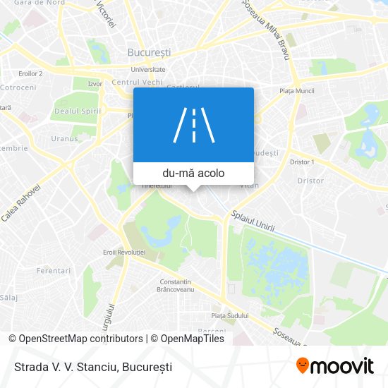 Hartă Strada V. V. Stanciu