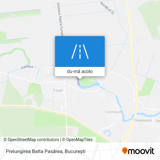 Hartă Prelungirea Balta Pasărea