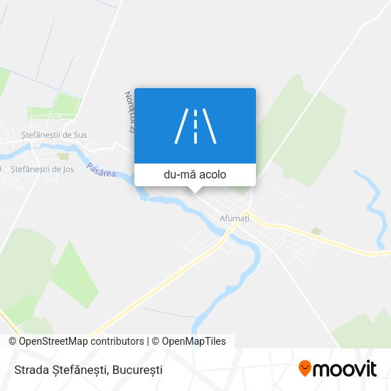 Hartă Strada Ștefănești