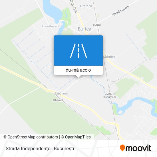 Hartă Strada Independenței