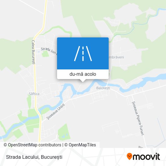 Hartă Strada Lacului