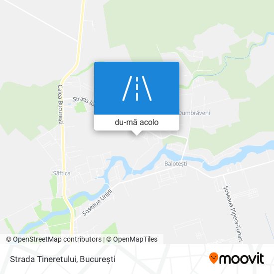 Hartă Strada Tineretului