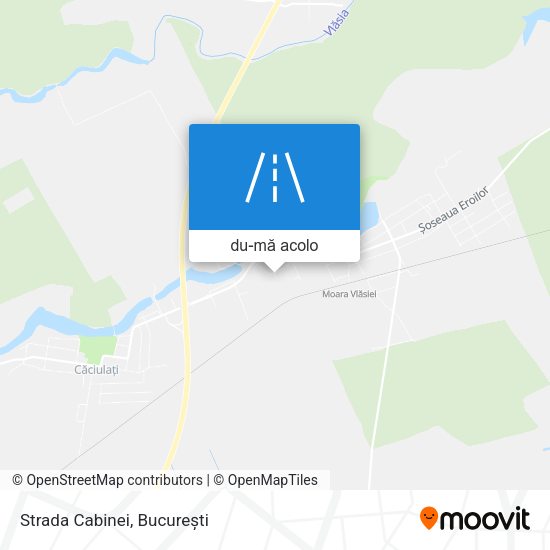 Hartă Strada Cabinei