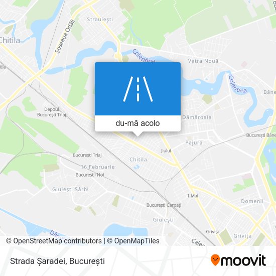 Hartă Strada Șaradei