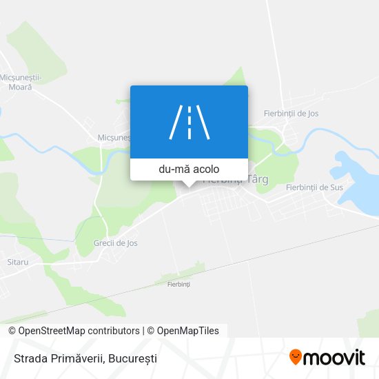 Hartă Strada Primăverii