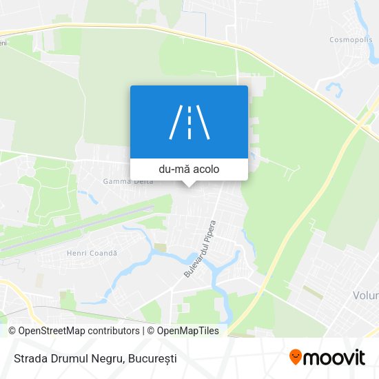 Hartă Strada Drumul Negru