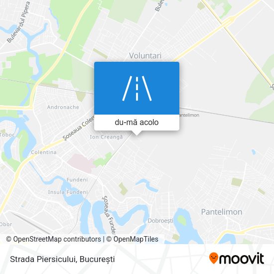 Hartă Strada Piersicului