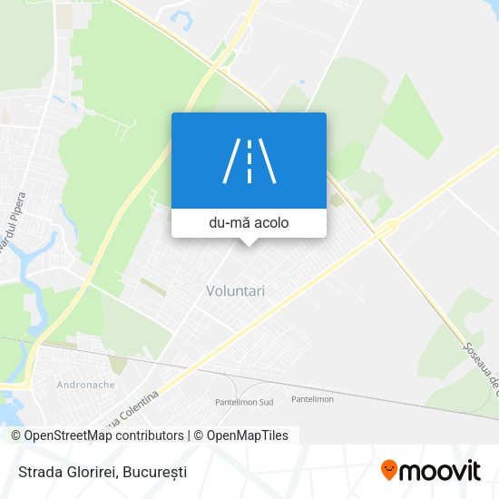 Hartă Strada Glorirei