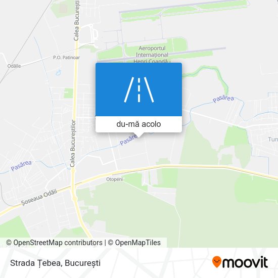 Hartă Strada Țebea