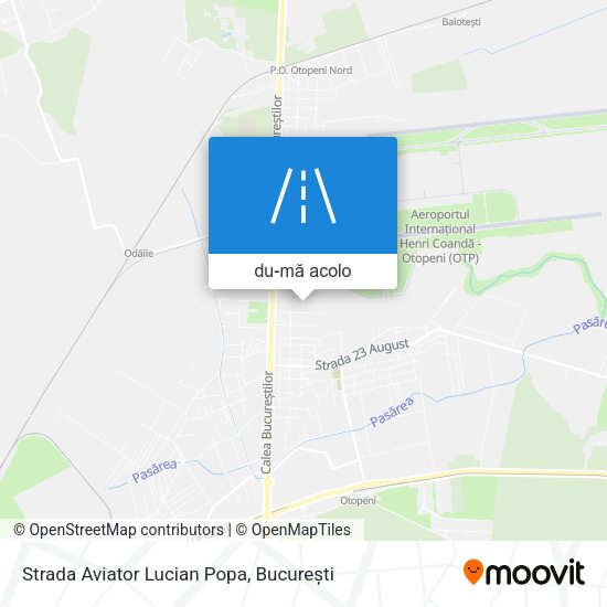 Hartă Strada Aviator Lucian Popa