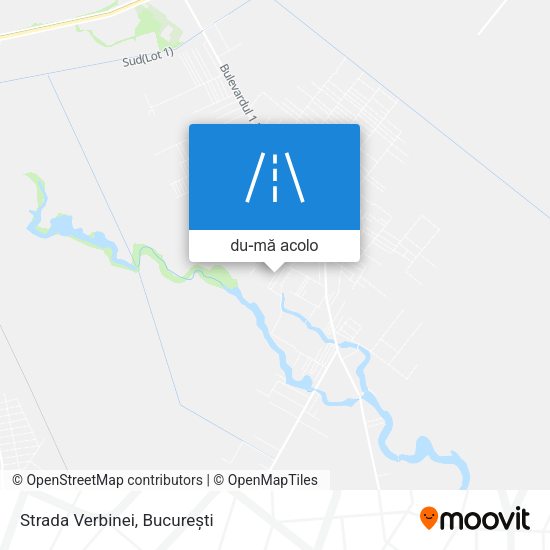 Hartă Strada Verbinei