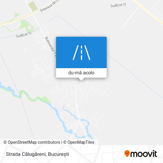 Hartă Strada Călugăreni