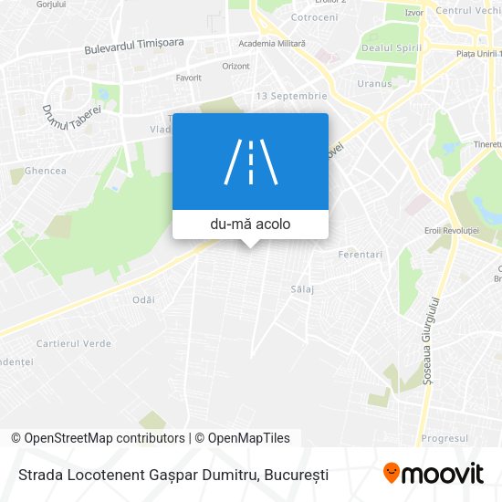 Hartă Strada Locotenent Gașpar Dumitru