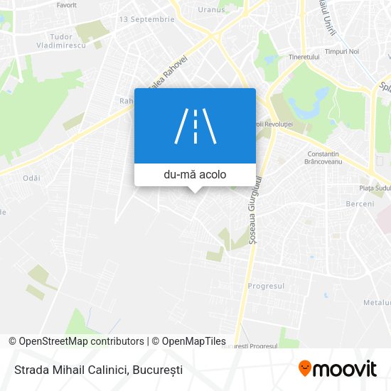 Hartă Strada Mihail Calinici