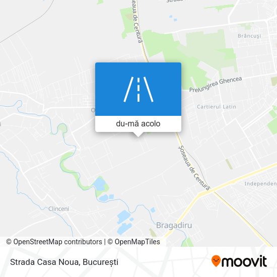 Hartă Strada Casa Noua