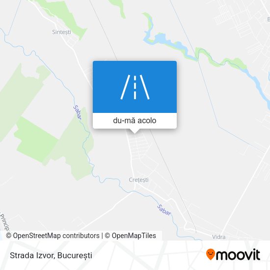 Hartă Strada Izvor