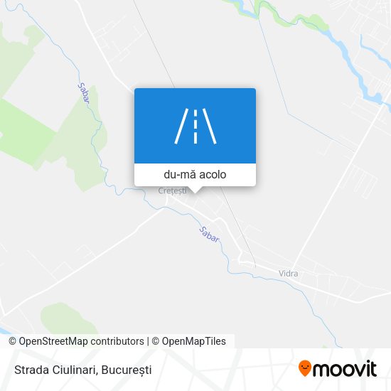 Hartă Strada Ciulinari