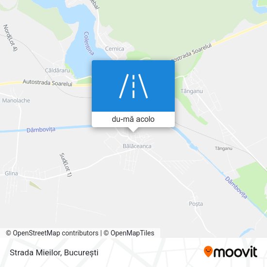 Hartă Strada Mieilor