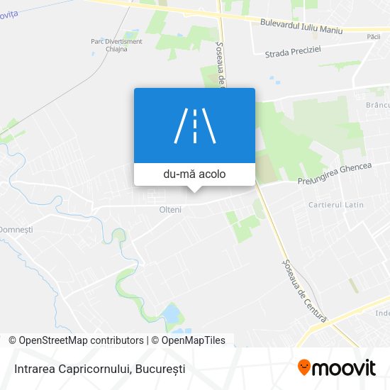Hartă Intrarea Capricornului