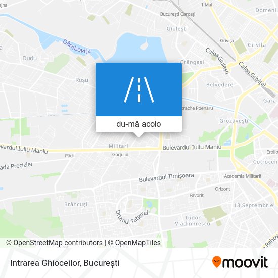 Hartă Intrarea Ghioceilor