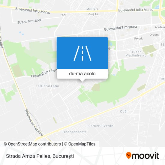 Hartă Strada Amza Pellea