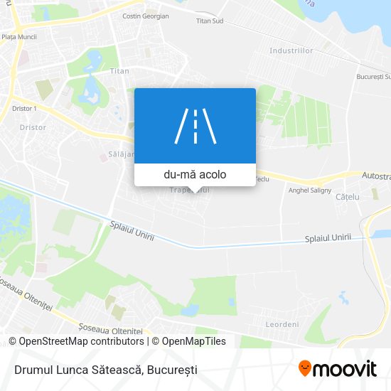 Hartă Drumul Lunca Sătească