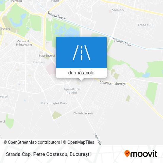 Hartă Strada Cap. Petre Costescu