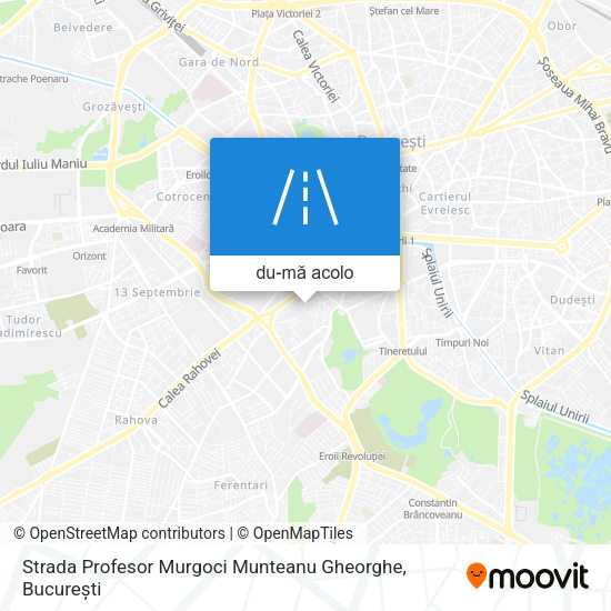Hartă Strada Profesor Murgoci Munteanu Gheorghe