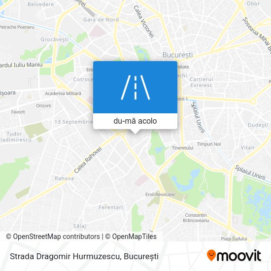 Hartă Strada Dragomir Hurmuzescu