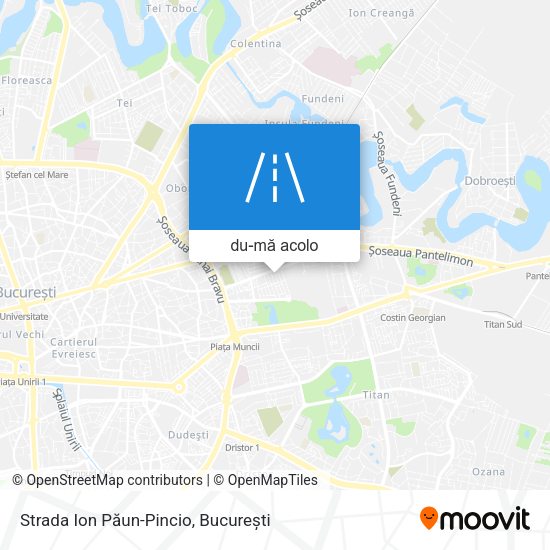 Hartă Strada Ion Păun-Pincio
