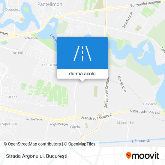 Hartă Strada Argonului