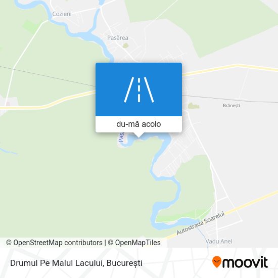 Hartă Drumul Pe Malul Lacului
