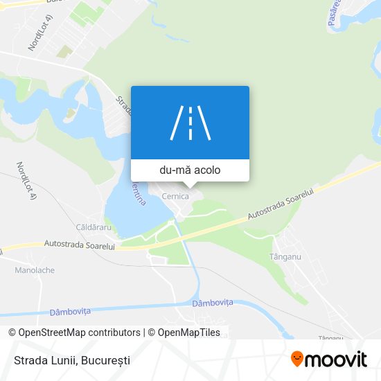Hartă Strada Lunii